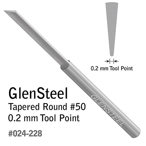 Болл штихель GlenSteel, № 2: диаметр 0,2 мм