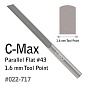 Флах штихель C-Max, параллельный, № 16, 1,6 мм