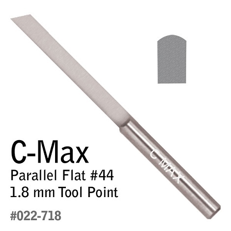Флах штихель C-Max, параллельный, № 18, 1,8 мм