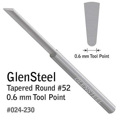 Болл штихель GlenSteel, № 6: диаметр 0,6 мм